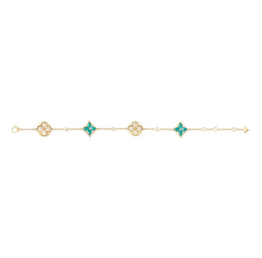 Color Muse Multi-Pattern Bracelet - White/Green-Bracelets-Blizzm
