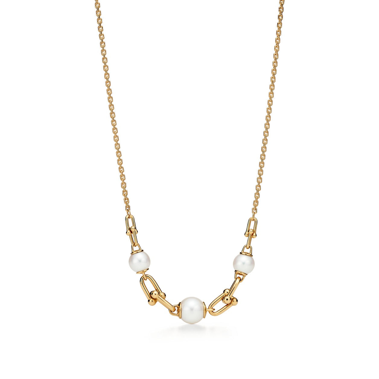 Liora Pearl Link Necklace-Necklaces-Blizzm