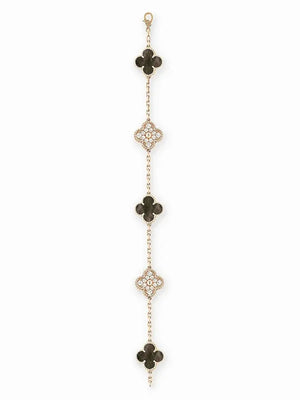 Luxury Clover Crystal Bracelet