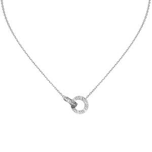 Amour Intertwined Necklace - Crystal