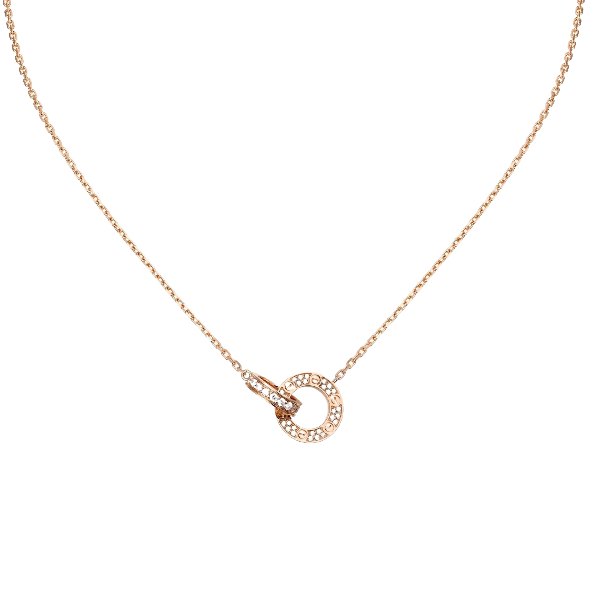 Amour Intertwined Necklace - Crystal