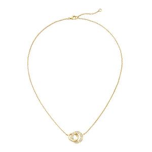 Amour Intertwined Necklace - Crystal