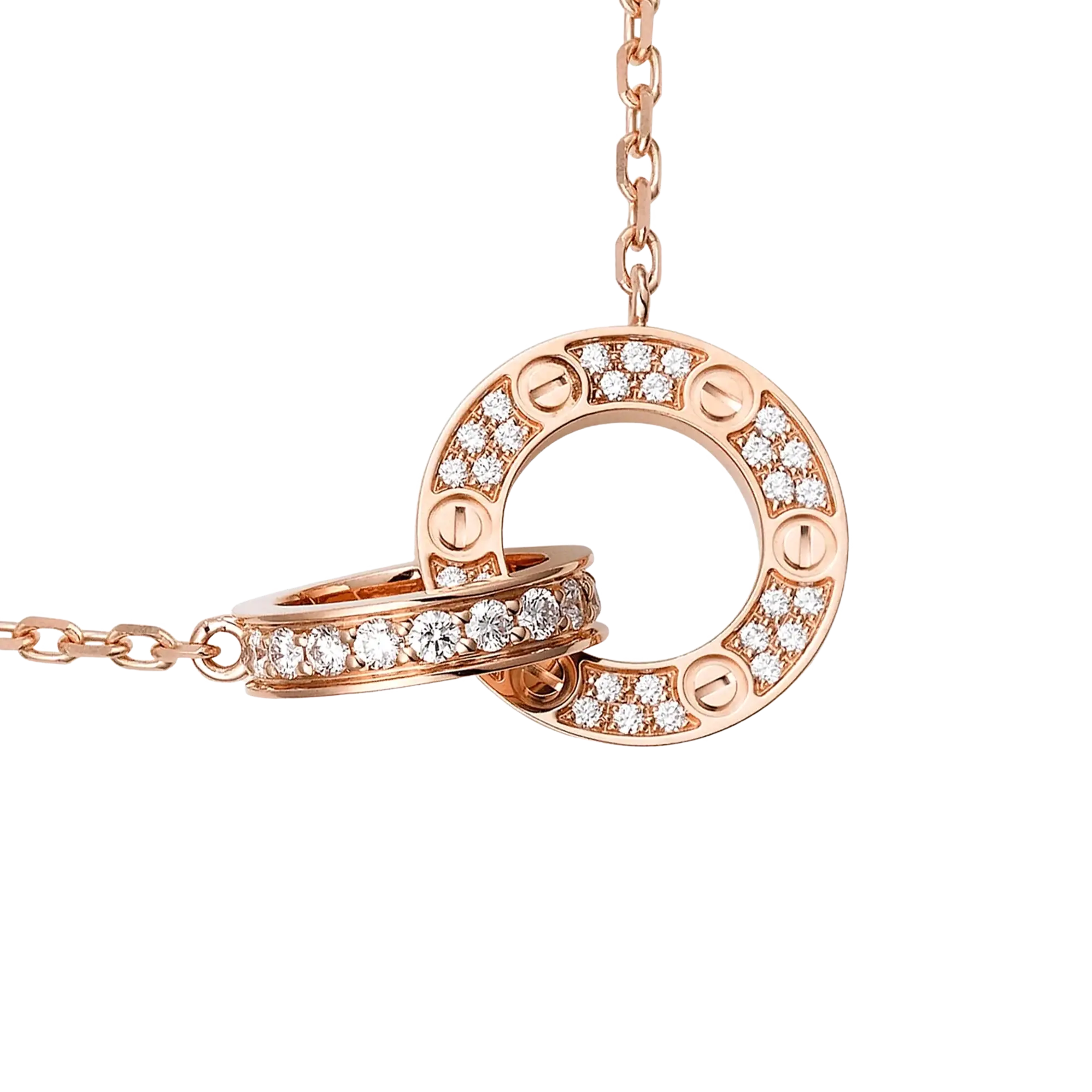 Amour Intertwined Necklace - Crystal