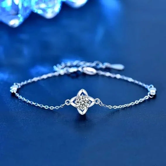 Sterling Silver Moissanite Bracelet