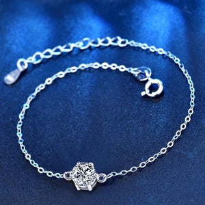Lumiere Silver Moissanite Bracelet