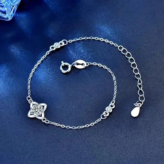 Sterling Silver Moissanite Bracelet