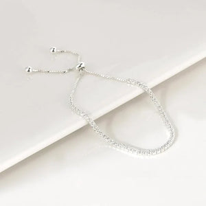 Silbertale Sterling Silver Zirconia Bracelet