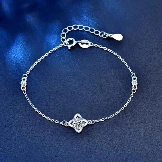 Sterling Silver Moissanite Bracelet