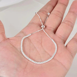 Silbertale Sterling Silver Zirconia Bracelet