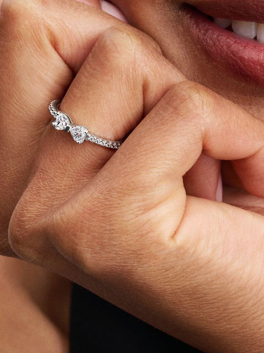 Amora Bow Ring-Rings-Blizzm