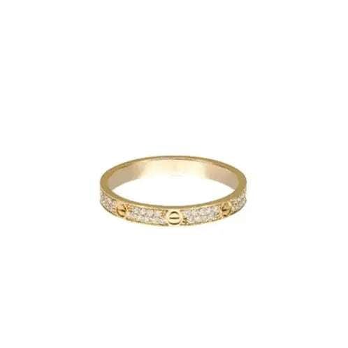 Amour Crystal Ring - Pave-Rings-Blizzm