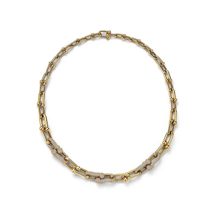 Aria Link Chain Necklace-Necklaces-Blizzm
