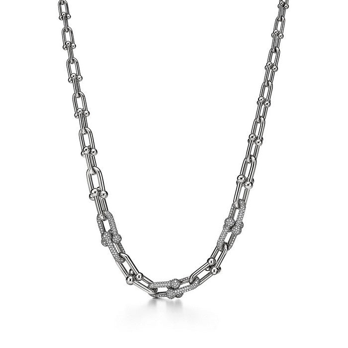 Aria Link Chain Necklace-Necklaces-Blizzm