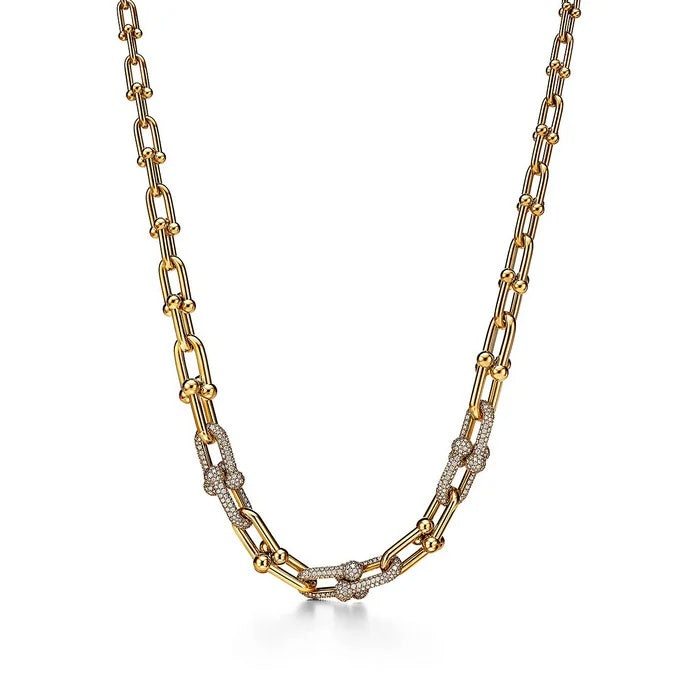 Aria Link Chain Necklace-Necklaces-Blizzm