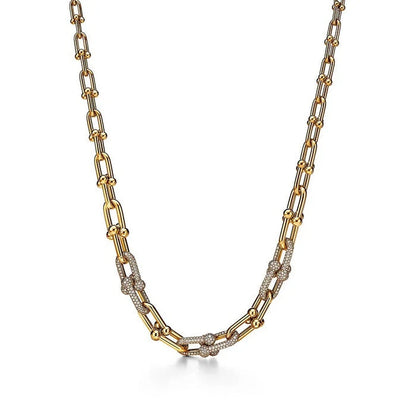 Aria Link Chain Necklace-Necklaces-Blizzm