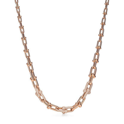 Aria Link Chain Necklace-Necklaces-Blizzm