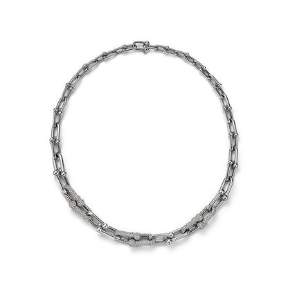 Aria Link Chain Necklace-Necklaces-Blizzm