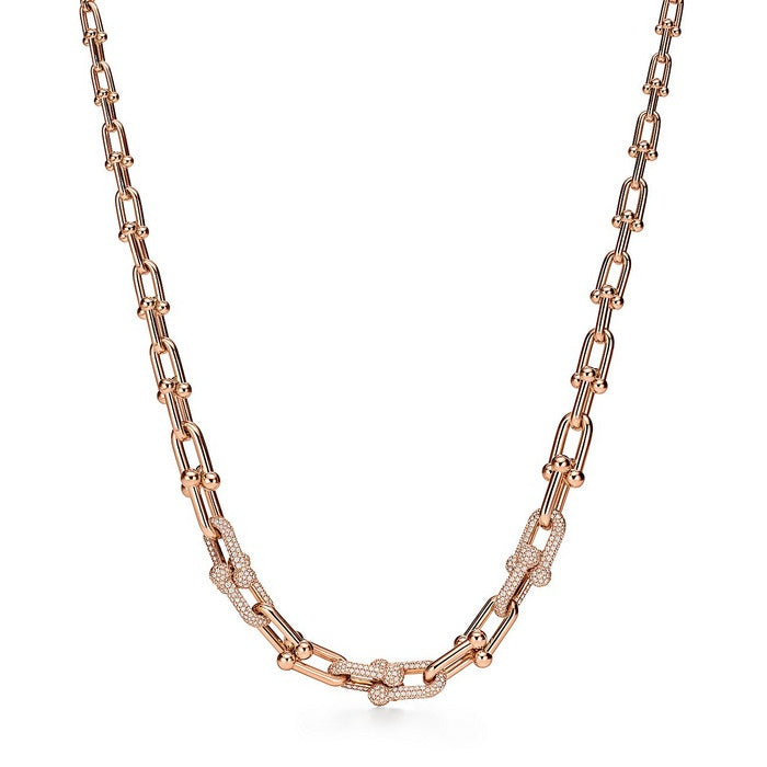 Aria Link Chain Necklace-Necklaces-Blizzm