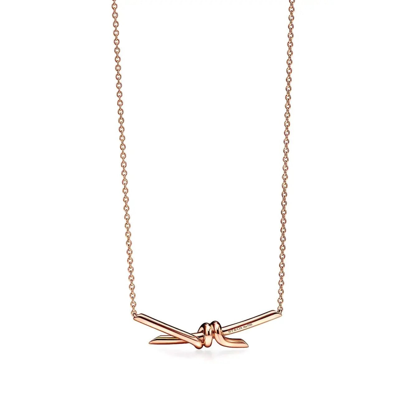 Aura Gilded Knot Necklace-Necklaces-Blizzm