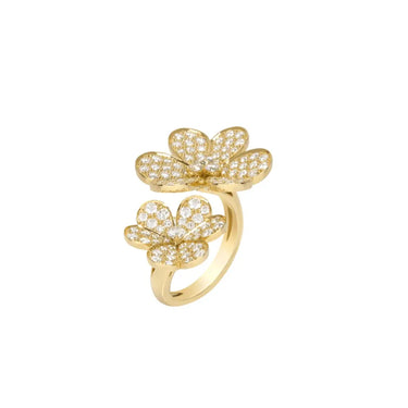 Blossom Between Finger Ring-Rings-Blizzm