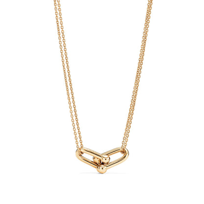 Bondi Double Link Pendant-Necklaces-Blizzm