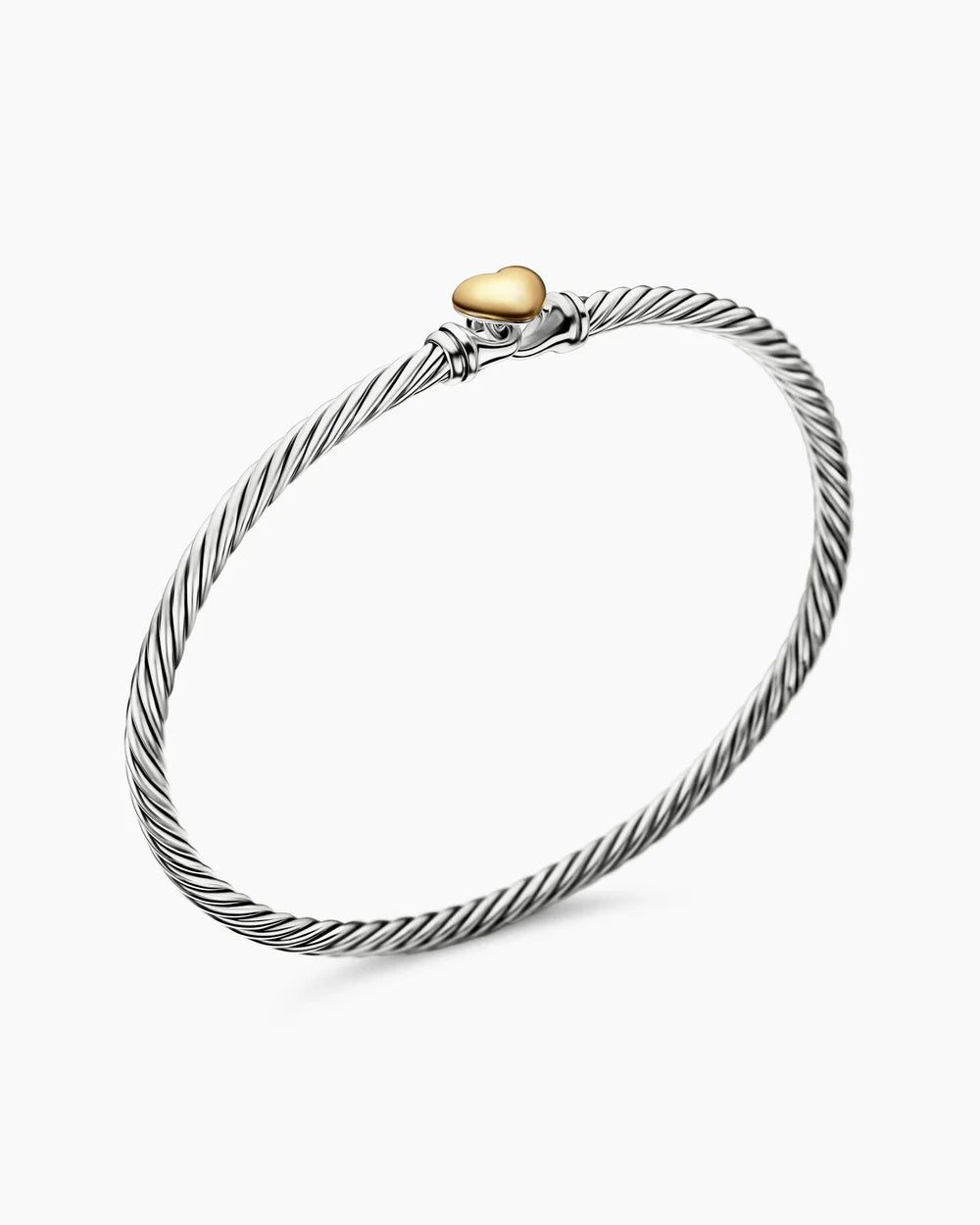 Cable Heart Station Bracelet-Bracelets-Blizzm