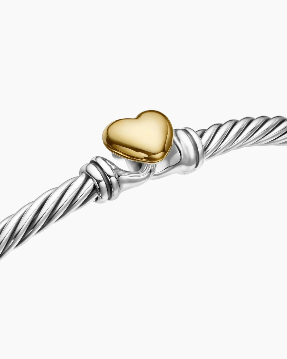 Cable Heart Station Bracelet-Bracelets-Blizzm