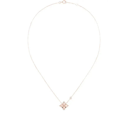 Color Muse Star Necklace - Pink-Necklaces-Blizzm