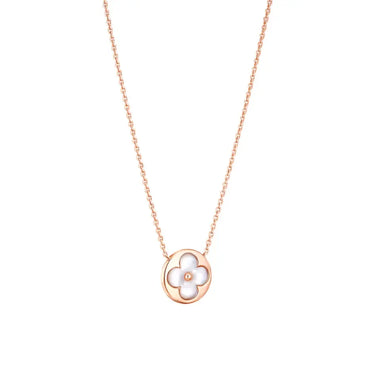 Color Muse Sun Necklace - White-Necklaces-Blizzm