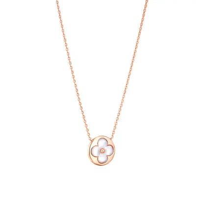 Color Muse Sun Necklace - White-Necklaces-Blizzm