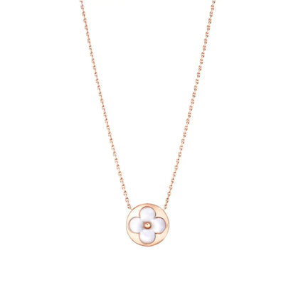 Color Muse Sun Necklace - White-Necklaces-Blizzm