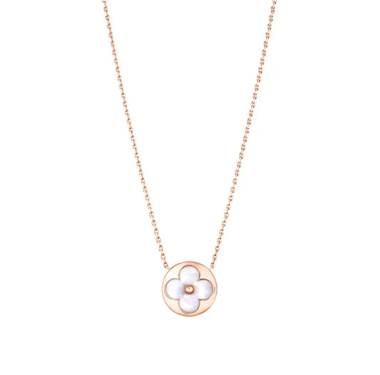 Color Muse Sun Necklace - White-Necklaces-Blizzm