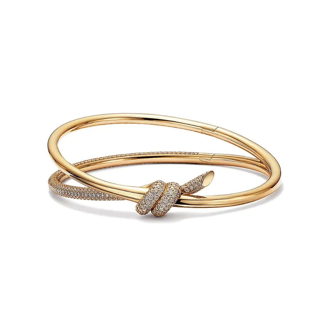 Crystal Knot Bracelet-Bracelets-Blizzm
