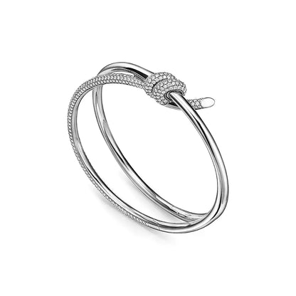 Crystal Knot Bracelet-Bracelets-Blizzm