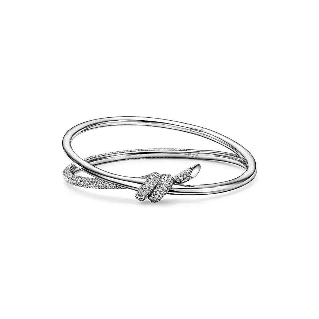 Crystal Knot Bracelet-Bracelets-Blizzm