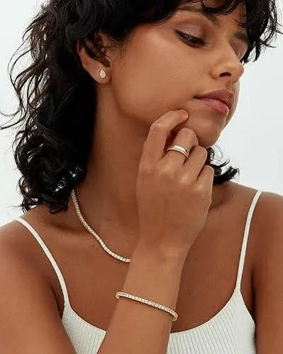 Diana Tennis Bracelet-Bracelets-Blizzm
