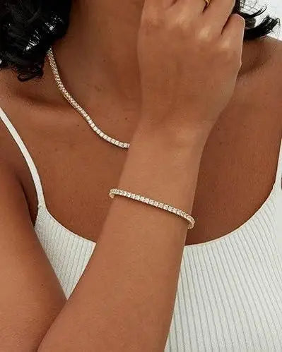 Diana Tennis Bracelet-Bracelets-Blizzm
