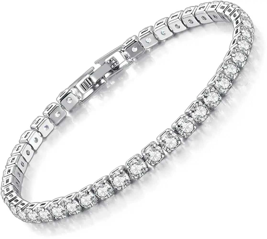 Diana Tennis Bracelet-Bracelets-Blizzm