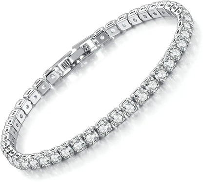Diana Tennis Bracelet-Bracelets-Blizzm