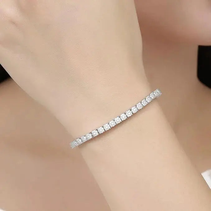 Diana Tennis Bracelet-Bracelets-Blizzm