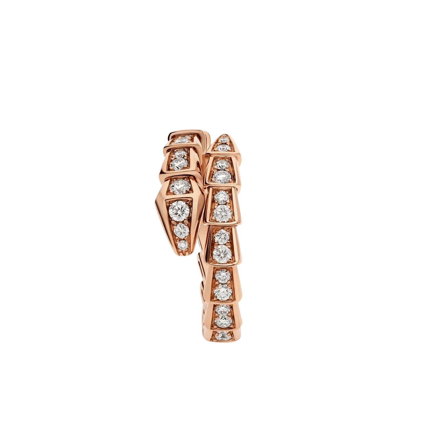 Elegant Sinuous Wrap Ring-Rings-Blizzm