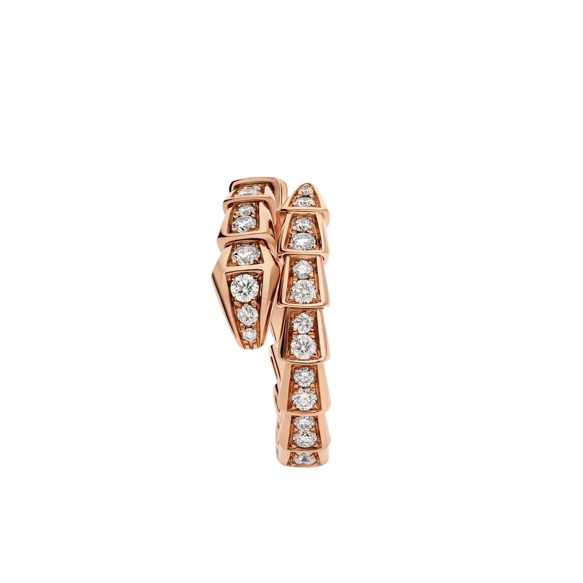 Elegant Sinuous Wrap Ring-Rings-Blizzm