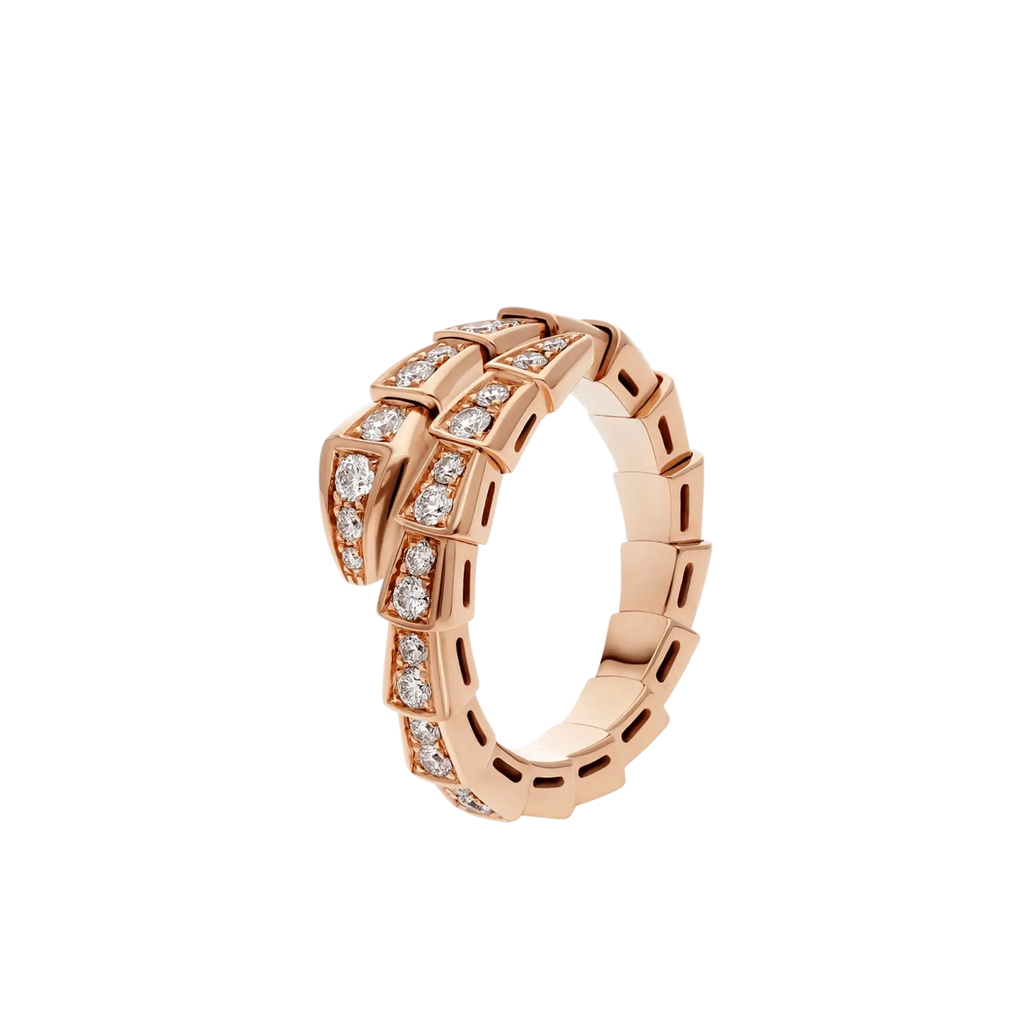 Elegant Sinuous Wrap Ring-Rings-Blizzm