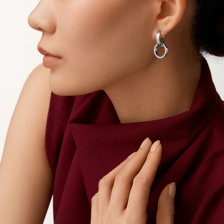 Embrace Dual Hoop Earrings-Earrings-Blizzm