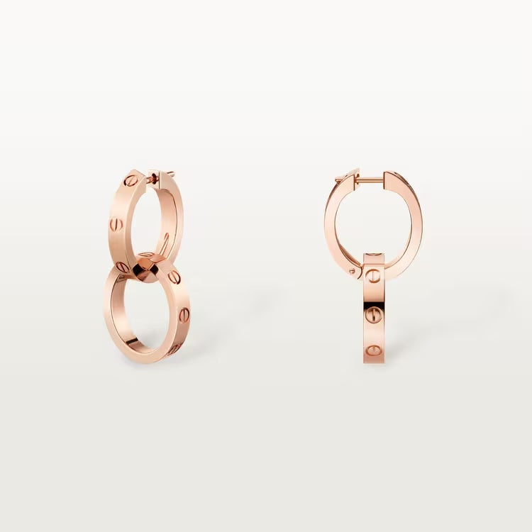 Embrace Dual Hoop Earrings-Earrings-Blizzm