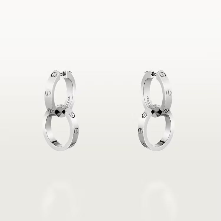 Embrace Dual Hoop Earrings-Earrings-Blizzm