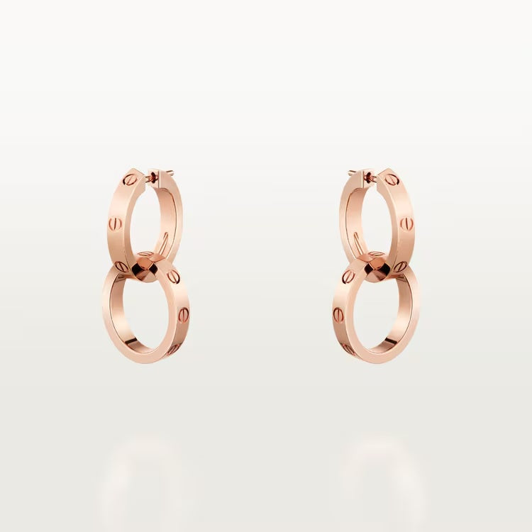 Embrace Dual Hoop Earrings-Earrings-Blizzm