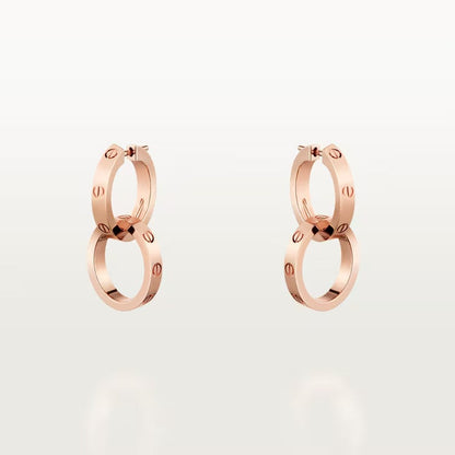 Embrace Dual Hoop Earrings-Earrings-Blizzm