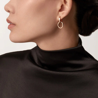 Embrace Dual Hoop Earrings-Earrings-Blizzm