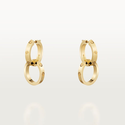 Embrace Dual Hoop Earrings-Earrings-Blizzm
